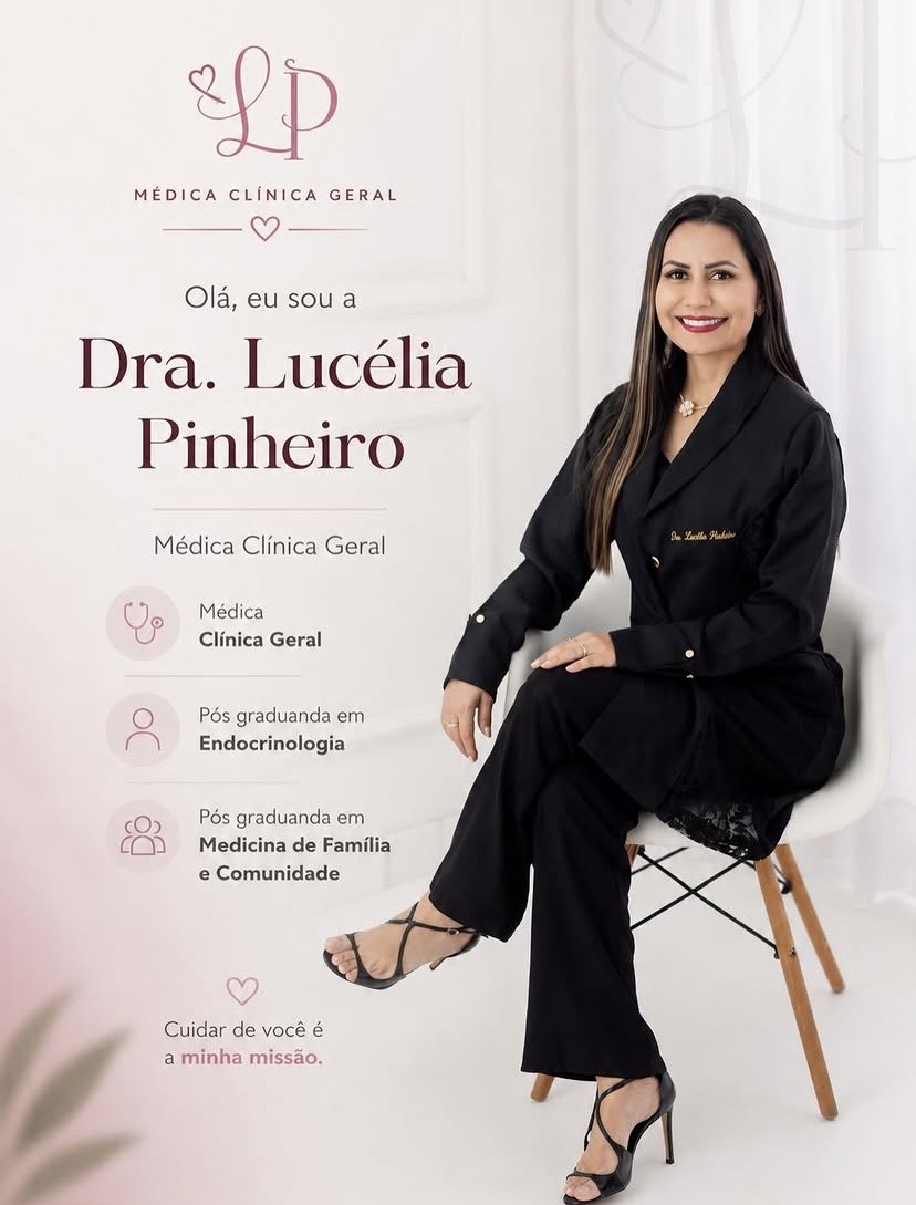 Dra. Lucélia Pinheiro em ambiente clínico